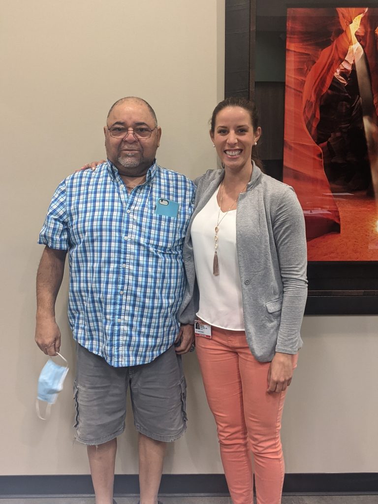 Dr. Maria Brown with a patient in our Gilbert Arizona weight loss clinic